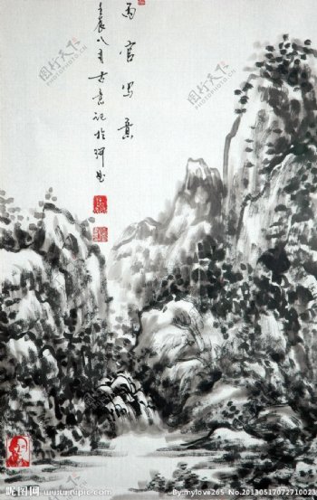 张丙官国画作品图片