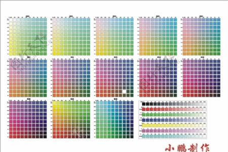 RGB色谱图片