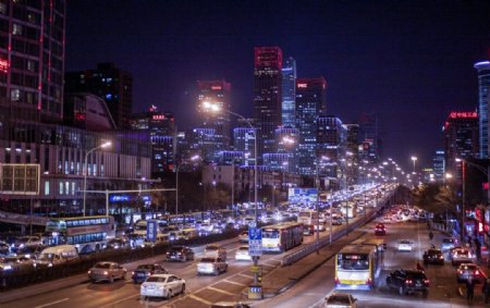 北京夜色图片