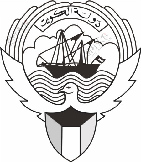 科威特国徽图片