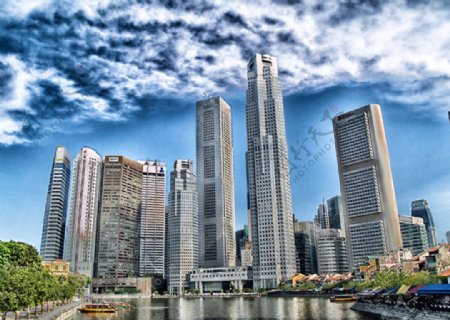 新加坡摩天大楼图片