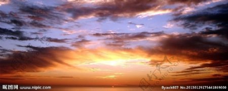 夕阳高精度云图片