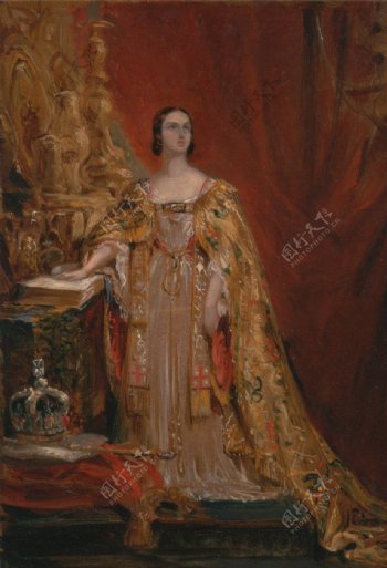 1838年的六月二十八日维多利亚女王加冕誓言图片