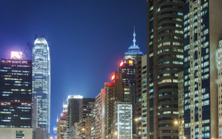 繁华城市大都市夜景图片