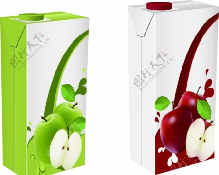 苹果汁饮料水果包装效果图图片
