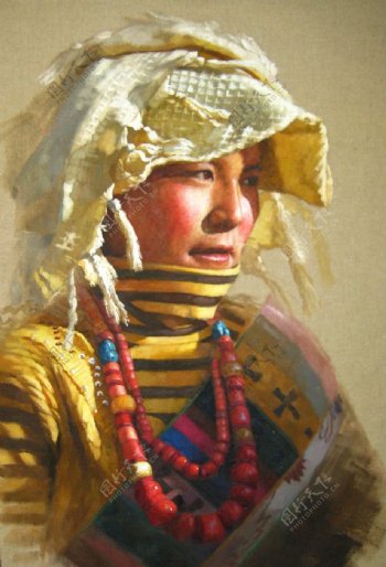 藏族妇女图片