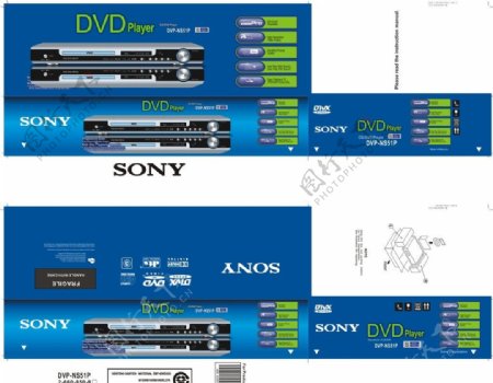 索尼DVD包装盒图片
