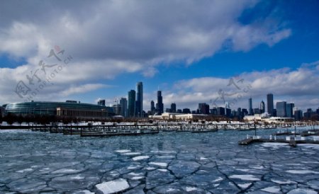 芝加哥城市高清摄影图片