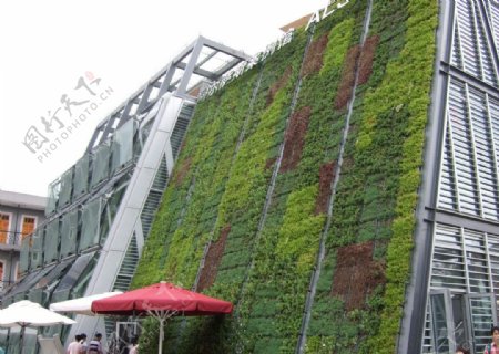 上海世博园内绿色建筑图片