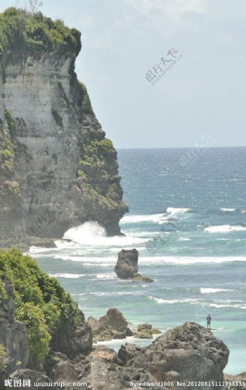 海边悬崖风光图片