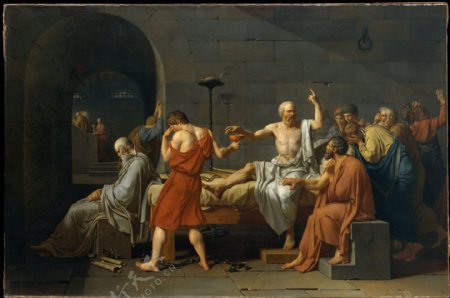 苏格拉底之死图片