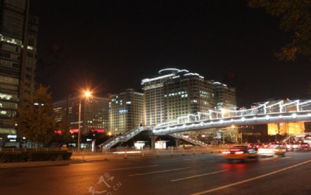 北京长安街东单夜景图片