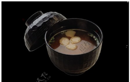 蟹柳味噌汤图片