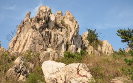 浮山山石图片