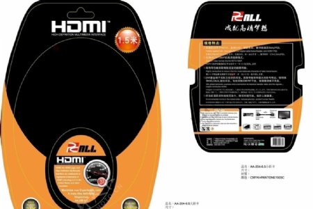 HDMI吸塑包装内卡图片