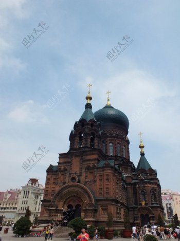 哈尔滨教堂建筑图片