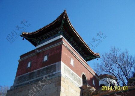 颐和园中式古建筑图片