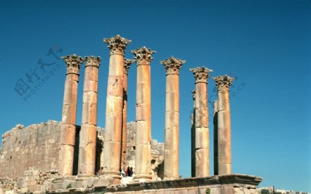 古罗马石柱图片