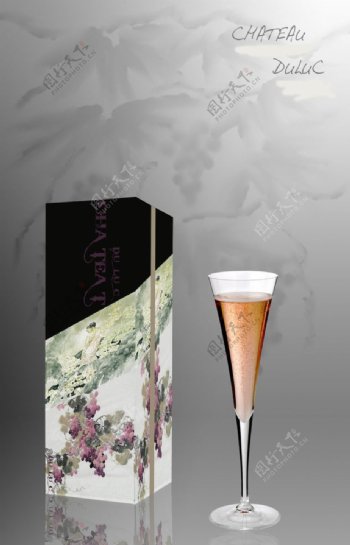 葡萄酒包装设计展示图图片