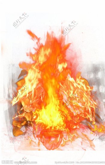 PSD格式火焰分层图片