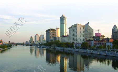 天津海河风景图片