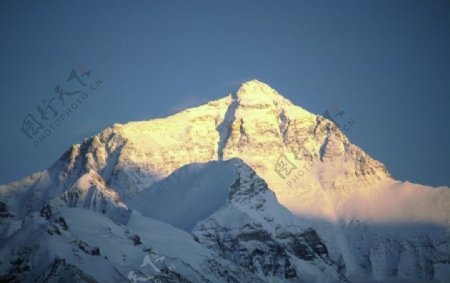 冰雪世界雪山风景图片