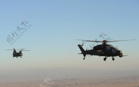 A129武装直升机图片
