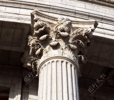 科林斯式样罗马柱头装饰图片