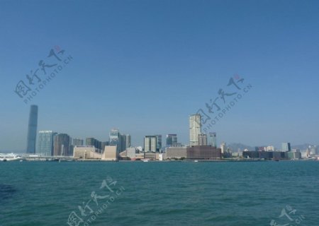 香港尖沙咀全貌图片