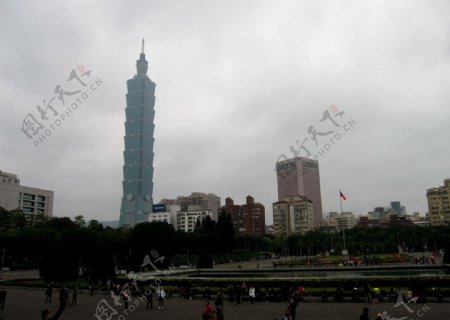 台湾101大楼图片