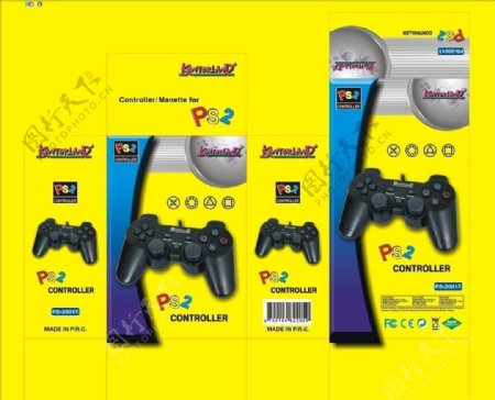 手柄包装设计PS2手柄游戏手柄图片