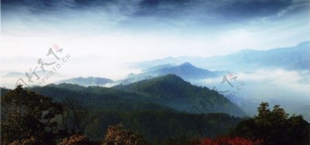 天竺山之晨图片