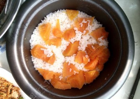 红薯米饭图片