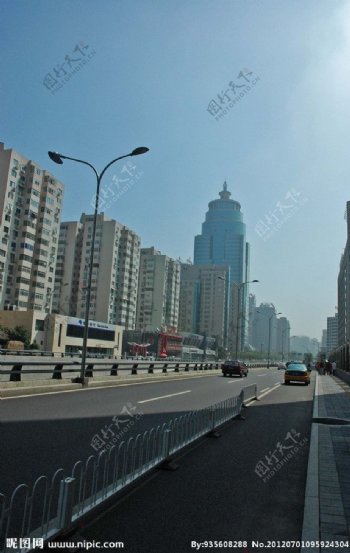 北京城区街道图片