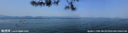 杭州千岛湖全景一角图片