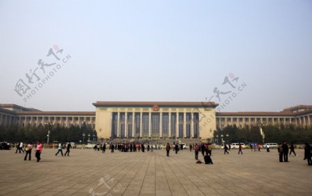 北京人民大会堂广场图片