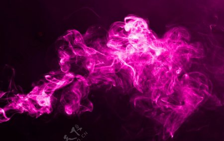 紫色烟雾背景图片