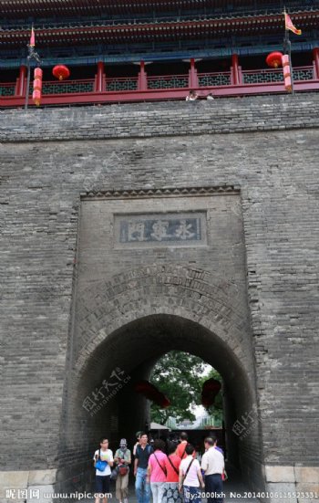 西安古城墙图片