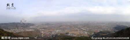 北京市区全景图片