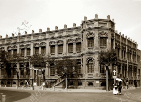 天津大清邮政局旧址怀旧情调图片