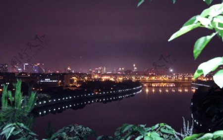 义乌城市夜色图片