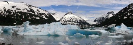 阿拉斯加冰山图片