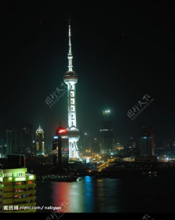 东方之珠夜景上海图片