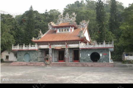 台湾庙宇天圣宫图片