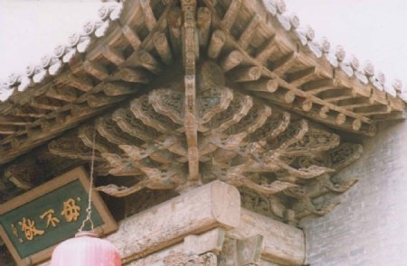 古建斗拱瞻檐图片