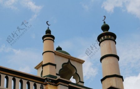 马吉苏丹清真寺角楼图片