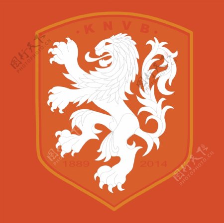 荷兰队新标志图片