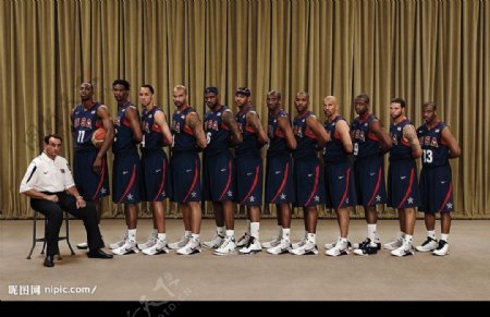 08奥运美国队全家福图片