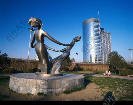 北京建筑雕像图片