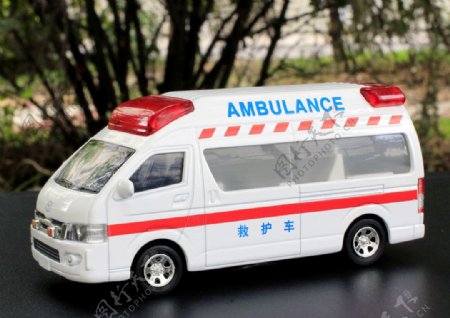合金玩具救护车图片